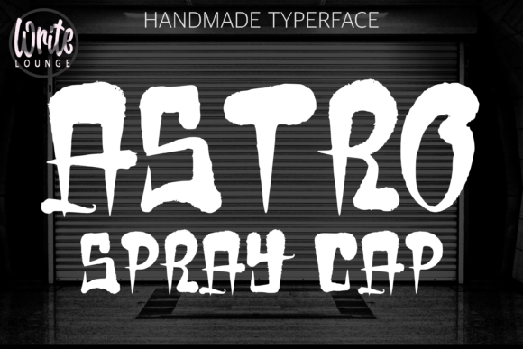 Astro Spray Cap Font for Handmade Creations