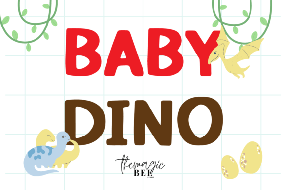 Baby Dino: A Display Font for Campaign Creativity