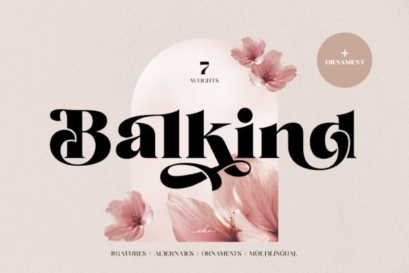 Balkind: A Modern Display Font for Bold Branding