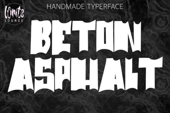 Beton Asphalt Font for Bold Campaign Design