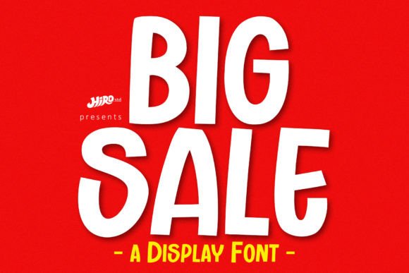 Big Sale Font: A Simple Upgrade for Your Brand's Visual Identity