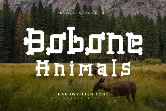 Bobone Animals: A Playful Font for Modern Branding