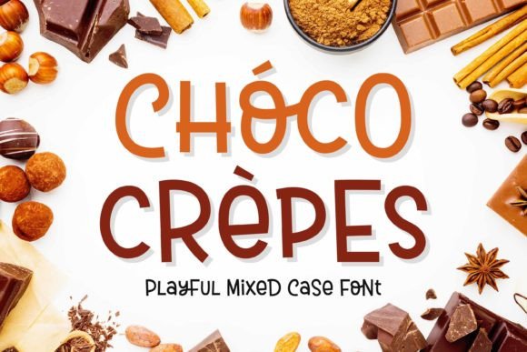 Choco Crepes: A Display Font for Digital Creativity