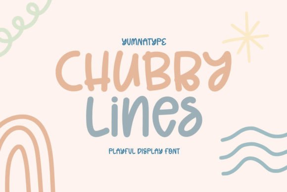 Chubby Lines: A Display Font for Editorial Impact