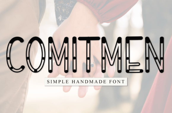 Comitmen: A Friendly Display Font for Modern Marketing