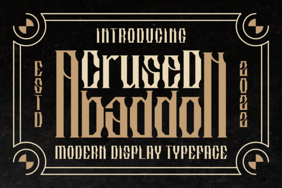 Crused Abaddon Font for Bold Digital Branding