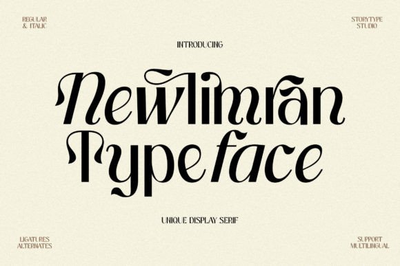 Discovering Newlimran: A Modern Display Typeface for Editorial Projects