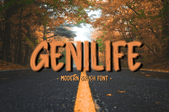 Genilife: A Fresh Display Font for Digital Branding