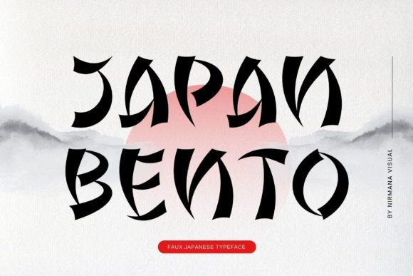 Japan Bento: A Modern Display Font for Editorial Design