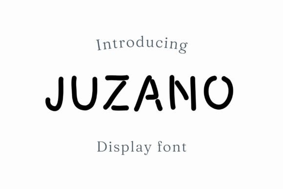 Juzano: A Handwritten Font for Craft Creations