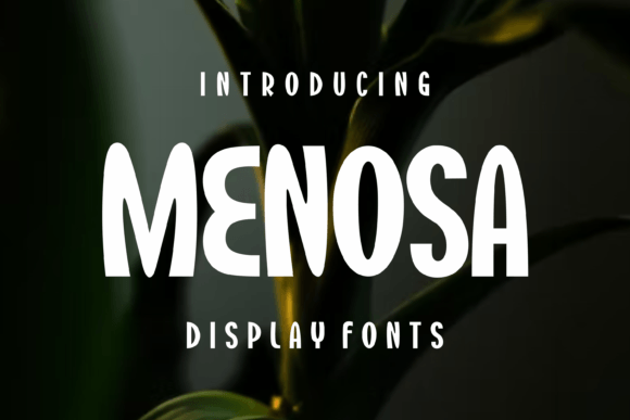 Menosa: A Modern Font for Professional Branding
