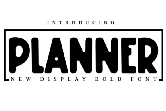 Planner Font for Modern Web Design