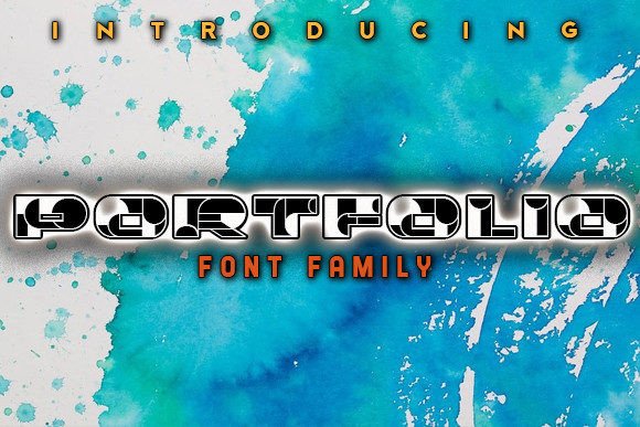 Portfolio Font for Modern Editorial Design