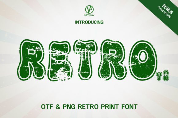 Retro V3: A Bold Display Font for Web Design