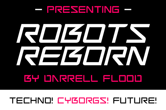 Robots Reborn: A Futuristic Font for Modern Web Design