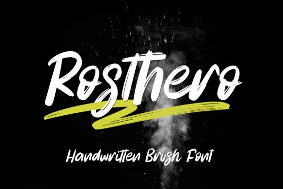 Rosthero Font for Bold Branding and Creative Projects