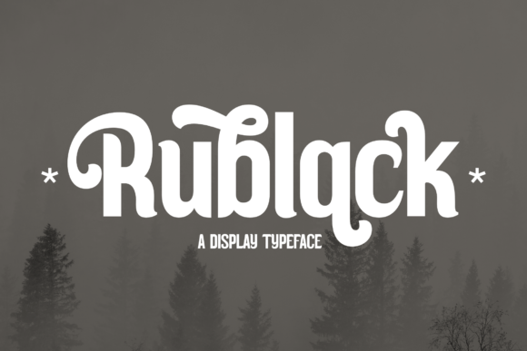 Rublack Typeface for Professional Branding