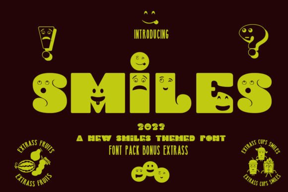 Smiles: A Cheerful Display Font for Expressive Design