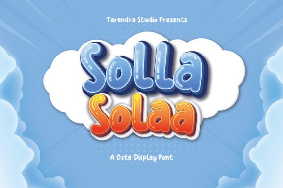 Solla Solaa: A Playful Display Font for Editorial Design