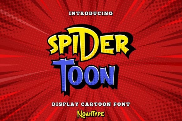 Spider Toon Font for Eye-Catching Campaign Designs