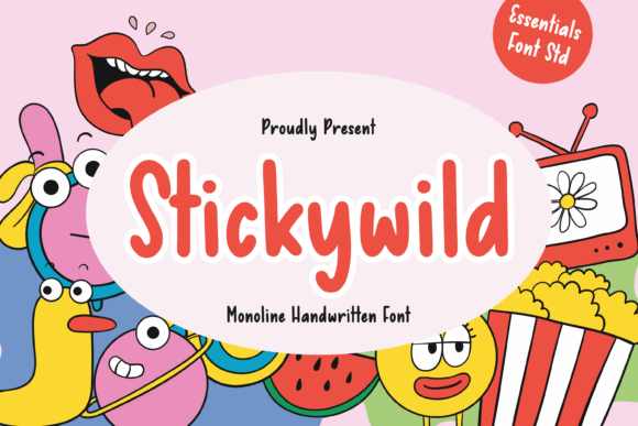 Stickywild: A Handwritten Font for Professional Branding