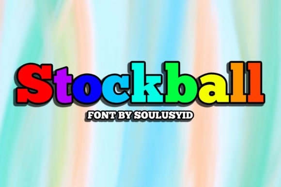 Stockball: A Cosmic Font for Bold Web Designs