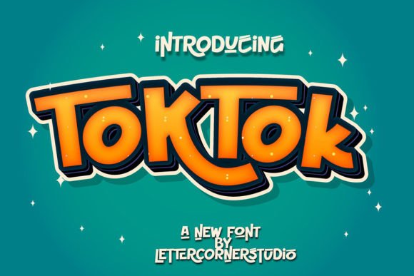 Toktok: A Modern Display Font for Bold Brand Campaigns