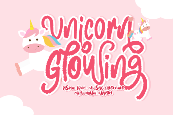 Unicorn Glowing: A Shining Display Font for Digital Creativity
