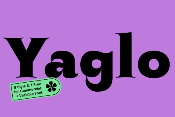 Yaglo: A Display Font That Breathes Life Into Editorial Design